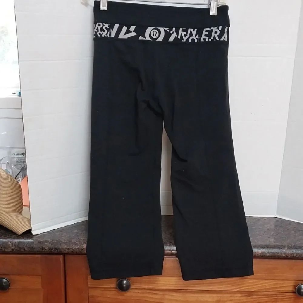 lululemon athletica Black Wide-Leg Pants